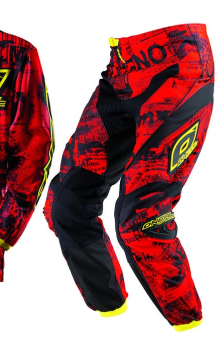 ONEAL RACING BMX MX offroad pants - SALE - Size 28" mens (boys 12/14/16) - Red Black Yellow