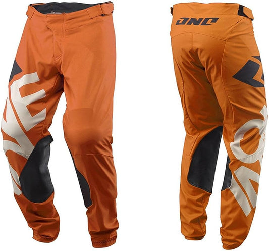 ONE INDUSTRIES RACING BMX MX offroad mens pants - SALE - Size 38" - Orange