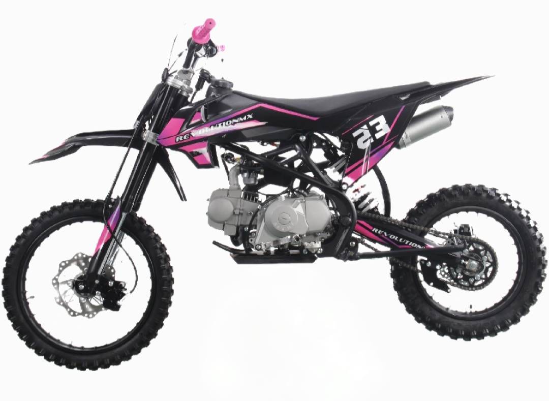 125cc Senior FL Big Wheel Revolution MX bike Limited Edition PINK PURPLE Semi Automatic