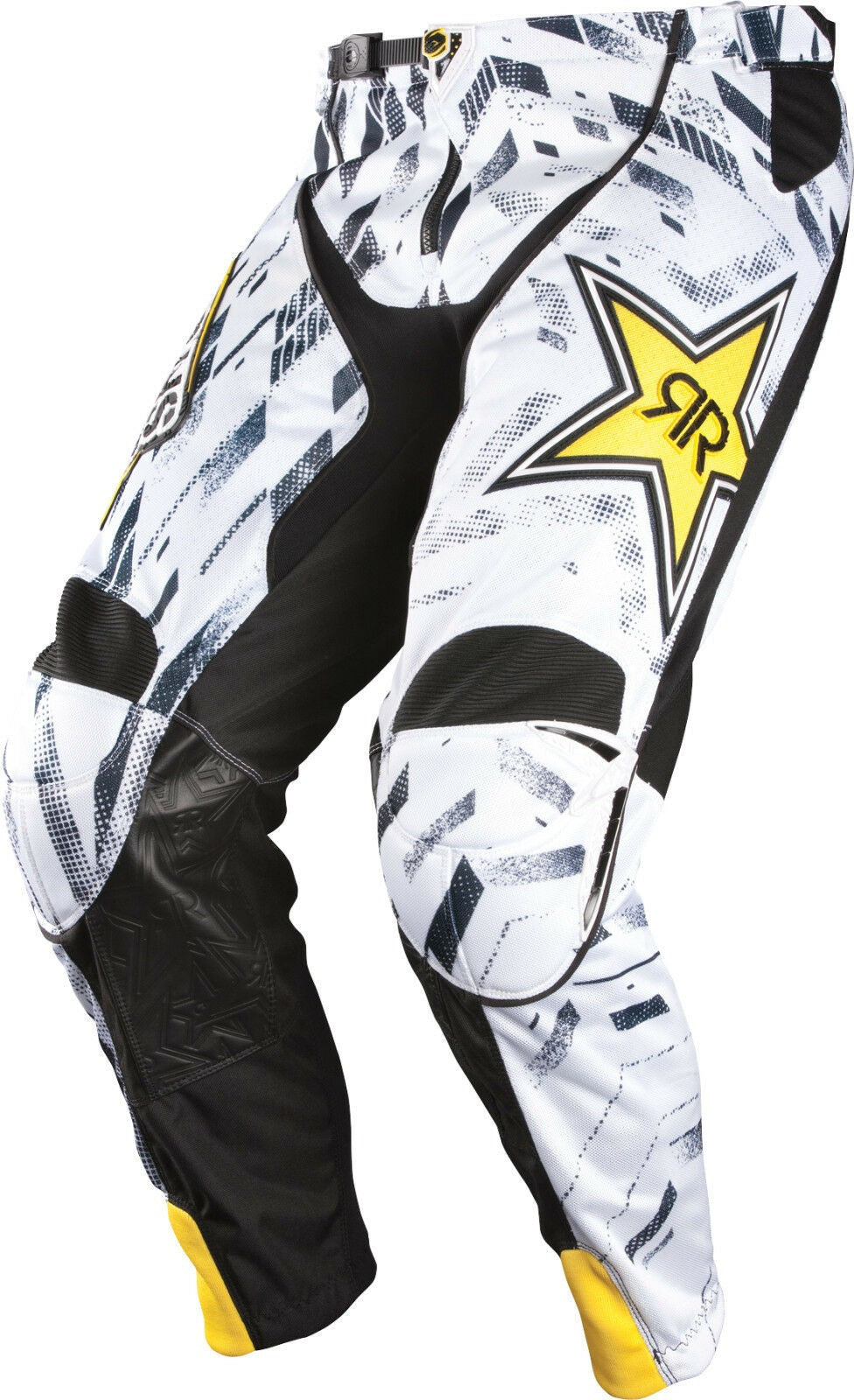 ANSWER ROCKSTAR RACING BMX MX offroad mens pants - SALE - Size 32" - White Black