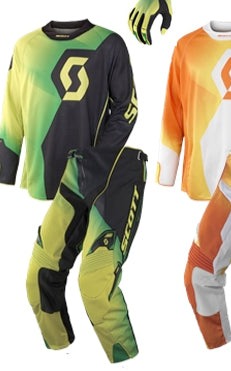 SCOTT RACING Adult Offroad Jersey - SALE - Size Mens Large - Lime Green Yellow Black