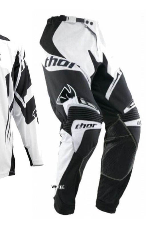 THOR RACING BMX MX offroad mens pants - SALE - Size 30" - Black White