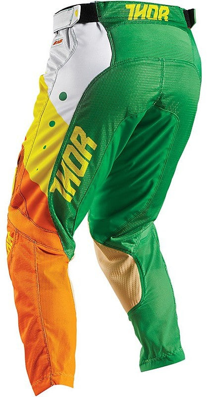 THOR RACING BMX MX offroad mens pants - SALE - Size 36" - Green Orange White