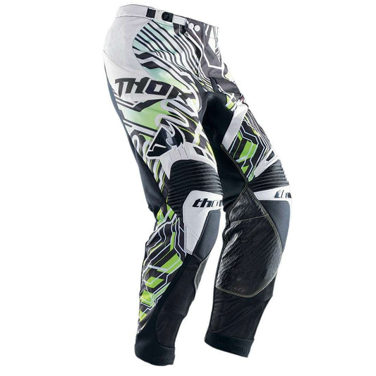 THOR RACING BMX MX offroad mens pants - SALE - Size 36" - Green Black White