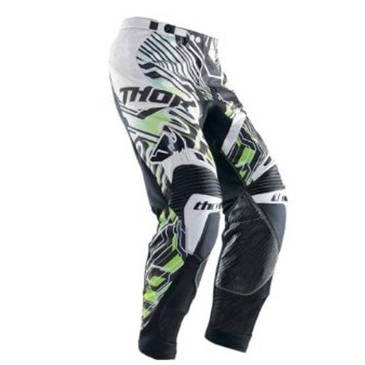 THOR RACING MX BMX pants youth kids boys girls green black white Size 20" (4) SALE