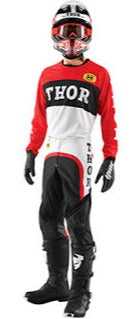THOR RACING mens pants jersey combo red black white SALE