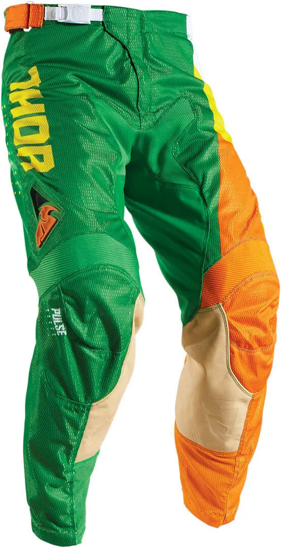 THOR RACING BMX MX offroad mens pants - SALE - Size 36" - Green Orange White