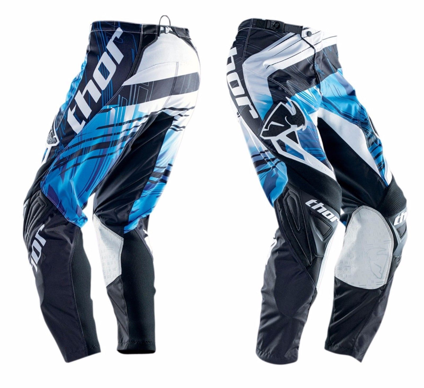 THOR RACING MX BMX pants youth kids boys girls blue red white black Size 20" (4) SALE